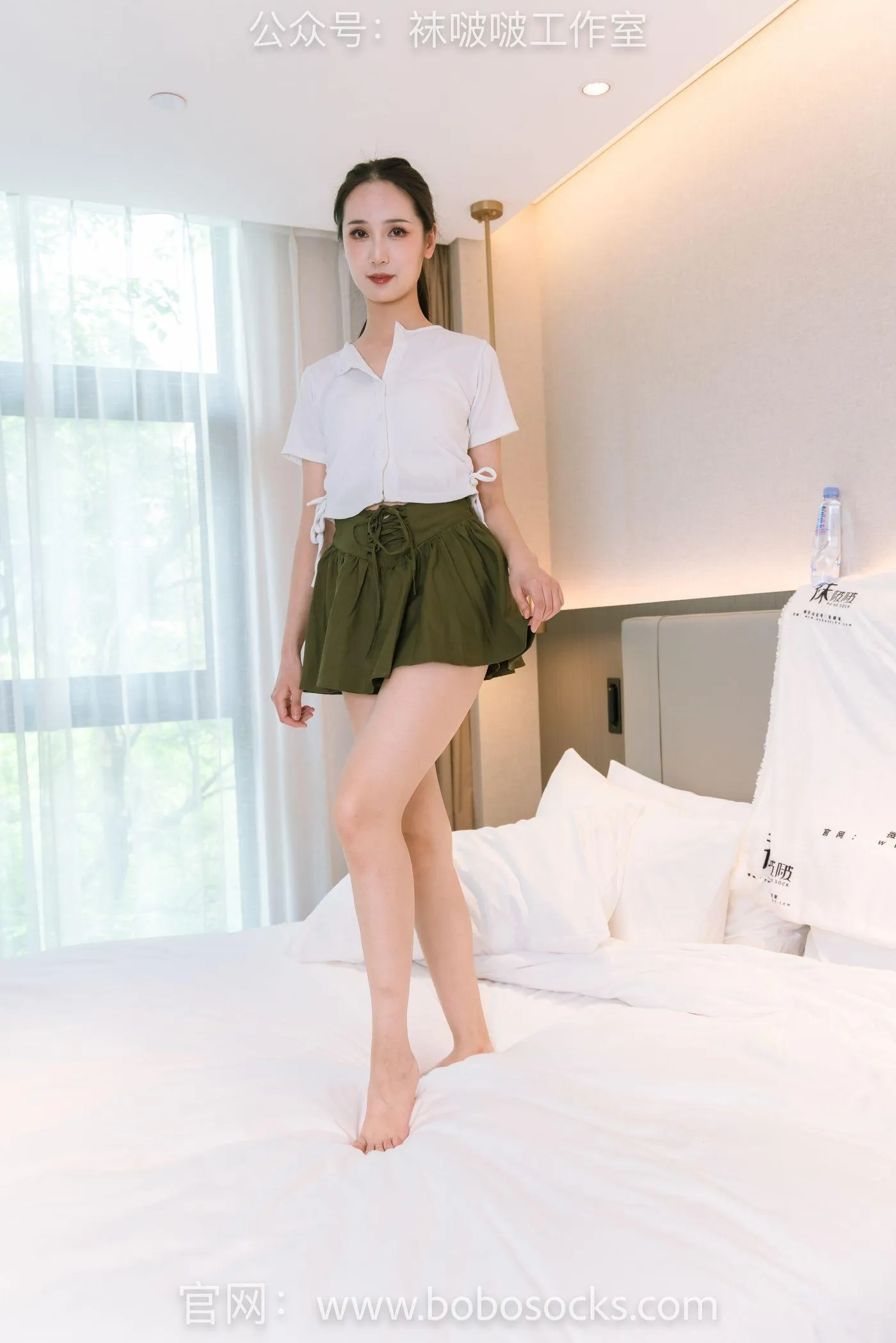 [BoBoSocks袜啵啵]NO.095 小安-板鞋、小腿丝袜 [140P]插图1